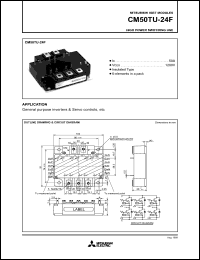 datasheet for CM50TU-24F by Mitsubishi Electric Corporation, Semiconductor Group