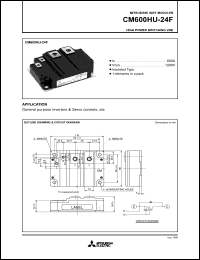 datasheet for CM600HU-24F by Mitsubishi Electric Corporation, Semiconductor Group