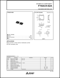 datasheet for FY6ACH-02A by Mitsubishi Electric Corporation, Semiconductor Group