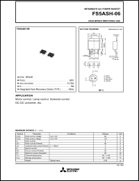 datasheet for FS5ASH-06 by Mitsubishi Electric Corporation, Semiconductor Group