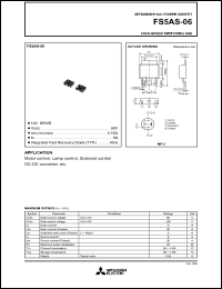 datasheet for FS5AS-06 by Mitsubishi Electric Corporation, Semiconductor Group