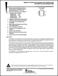 datasheet for SN65ALS176DR by Texas Instruments