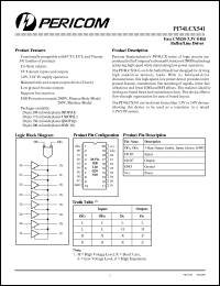 datasheet for PI74LCX541L by 