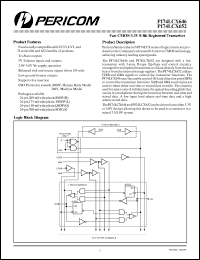 datasheet for PI74LCX652S by 