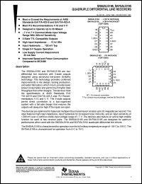 datasheet for SN55ALS195J by Texas Instruments