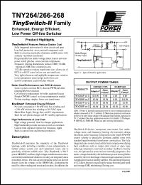 datasheet for TNY266G by 