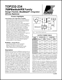 datasheet for TOP234G by 