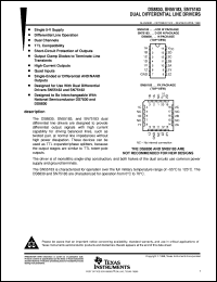 datasheet for SN55183J by Texas Instruments