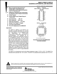 datasheet for SN55173J by Texas Instruments