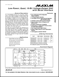 datasheet for MAX530BC/D by Maxim Integrated Producs