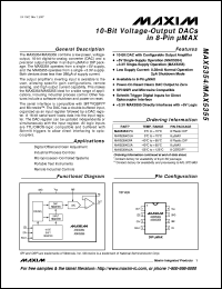 datasheet for MAX547BC/D by Maxim Integrated Producs