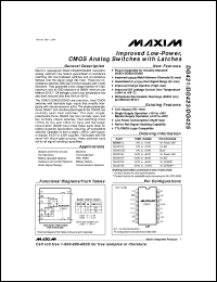 datasheet for DG421CY by Maxim Integrated Producs