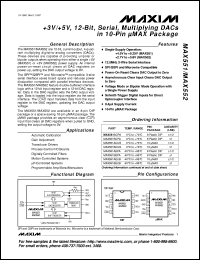 datasheet for MAX5839BCMN by Maxim Integrated Producs