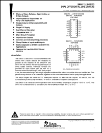 datasheet for SN55113J by Texas Instruments