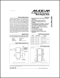 datasheet for ICL7117CGL by Maxim Integrated Producs