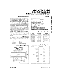 datasheet for ICL7129ACPL by Maxim Integrated Producs