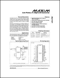 datasheet for ICL7137CQH by Maxim Integrated Producs