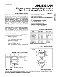 datasheet for ICL7665ACSA by Maxim Integrated Producs