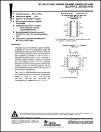 datasheet for MC1489AN by Texas Instruments