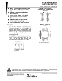 datasheet for MC1488N by Texas Instruments