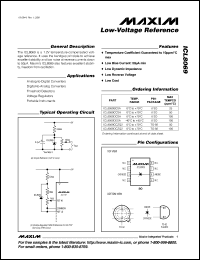 datasheet for ICL8069CMSQ2 by Maxim Integrated Producs