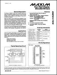 datasheet for ICM7211MIQ by Maxim Integrated Producs