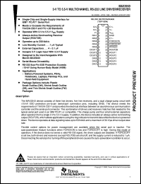 datasheet for MAX3243IDBR by Texas Instruments