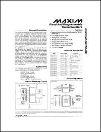 datasheet for ICM7250IPE by Maxim Integrated Producs