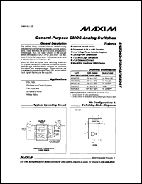 datasheet for IH5044MJE by Maxim Integrated Producs