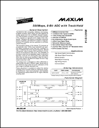datasheet for MAX106CHC by Maxim Integrated Producs