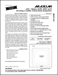 datasheet for MAX108CHC by Maxim Integrated Producs