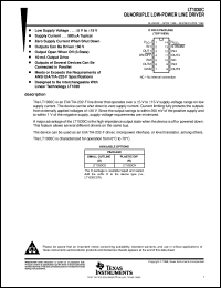 datasheet for LT1030CN by Texas Instruments