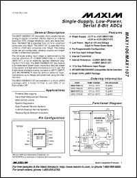 datasheet for MAX1112EAP by Maxim Integrated Producs