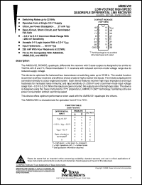 datasheet for AM26LV32CD by Texas Instruments