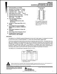 datasheet for AM26LV31CD by Texas Instruments