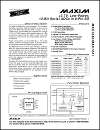 datasheet for MAX1247ACEE by Maxim Integrated Producs