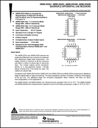 datasheet for AM26LS33ACD by Texas Instruments