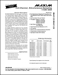 datasheet for MAX1270AENG by Maxim Integrated Producs