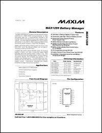 datasheet for MAX1290ACEI by Maxim Integrated Producs