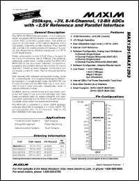 datasheet for MAX131CPL by Maxim Integrated Producs