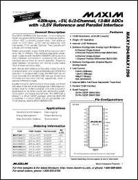 datasheet for MAX132C/D by Maxim Integrated Producs