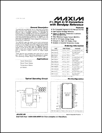 datasheet for MAX139EQH by Maxim Integrated Producs