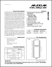 datasheet for MAX1457C/D by Maxim Integrated Producs