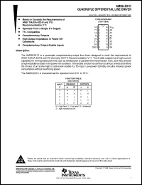 datasheet for AM26LS31CD by Texas Instruments