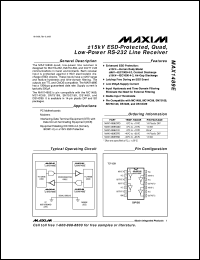 datasheet for MAX154ACNG by Maxim Integrated Producs