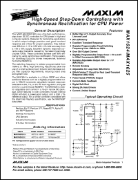 datasheet for MAX1632EAI by Maxim Integrated Producs