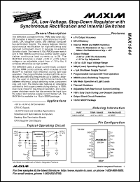 datasheet for MAX1649EPA by Maxim Integrated Producs