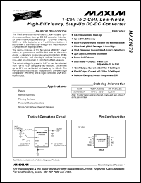 datasheet for MAX1685EEE by Maxim Integrated Producs
