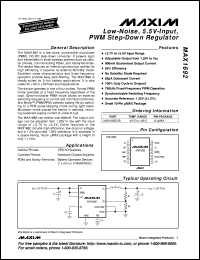 datasheet for MAX170DC/D by Maxim Integrated Producs