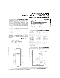 datasheet for MAX187BEPA by Maxim Integrated Producs
